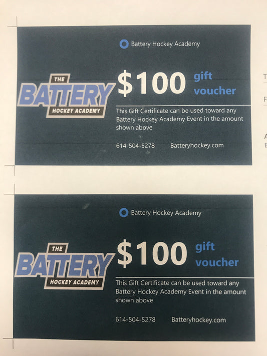 Battery Hockey Gift Card