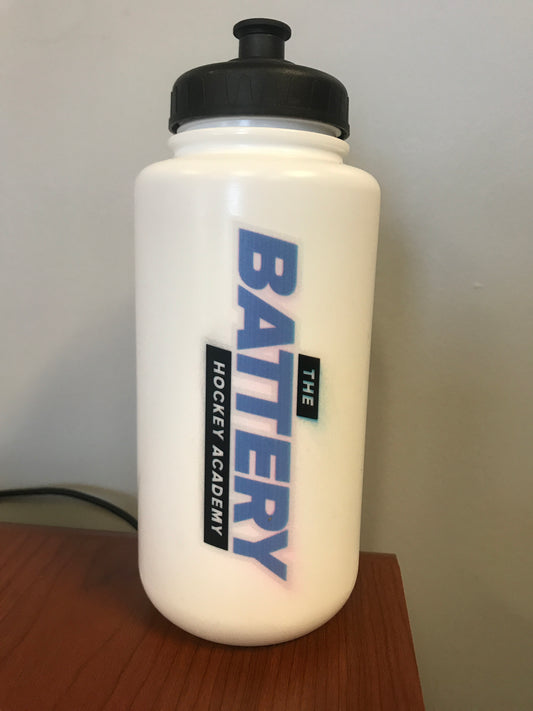 Battery Hockey Water Bottle